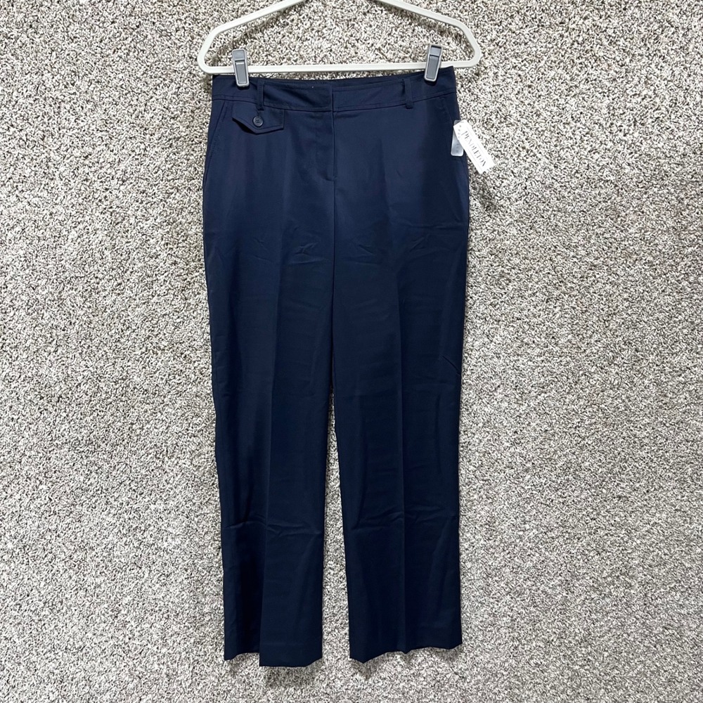 Pendleton Dress‎ Pants Women's 8P Navy Blue Stretch Straight Leg Trousers NWT